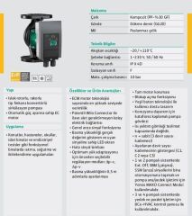 Wilo Yonos Maxo 65/0,5-9 Flanşlı Sirkülasyon Pompası DN65 280 mm