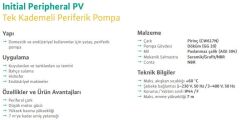Wilo PV 30 M Periferik Pompa 0.5 HP