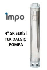 İmpo SK 404/40- 4'' Tek Dalgıç Pompa 268 Mss - 5 HP (Krom Başlıklı)
