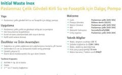 Wilo Waste İnox 24.10 Foseptik Dalgıç Pompa 1.8 HP