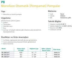 Wilo PB-088 EA Mini Hidrofor Güneş Enerji Pompası 3/4''
