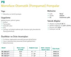 Wilo PB-400 EA Mini Hidrofor Güneş Enerji Pompası 1 1/4''