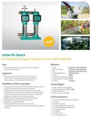 Wilo Initial Hi-Smart 2-407-3/16/T/E-4 İki Pompalı Entegre Frekans Konvertörlü Hidrofor 14 Kat 70 Daire