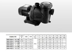 Winpo WNP POOL-1  Havuz Pompası -  1 1/2'' Giriş Çıkış  - 0.5 HP Monofaze
