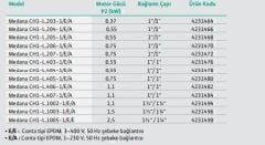 Wilo Medana CH1-L.1605-2/V/E/10T Yatay Çok Kademeli Santrifüj Pompa